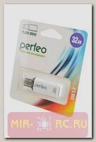 Flash накопитель PERFEO PF-C13W032 USB 32GB белый BL1