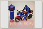 Радиоуправляемый мотоцикл Yongxiang Toys «Капитан Америка» 2.4G с гироскопом