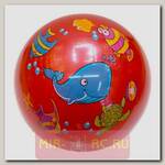 Мяч с наклейками Подводный мир, 22 см
