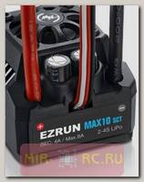 Бесколлекторный влагозащищённый регулятор EzRun Max10 SCT для масштаба 1:10