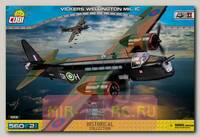 Пластиковый конструктор COBI Самолет Vickers Wellington Mk.1C с фигурками людей