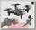 Радиоуправляемый складной мини квадрокоптер DH-800 WiFi FPV RTF (пульт-часы)