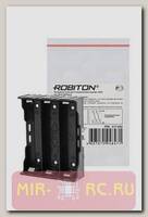 Отсек для элементов питания ROBITON Bh3x18650/pins с выводами для пайки PK1