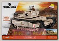 Пластиковый конструктор COBI Танк Churchill I