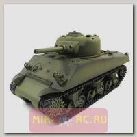 Радиоуправляемый танк Heng Long M4A3 Sherman 1:16 с дымом и пневматической пушкой