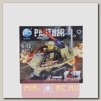 Конструктор с фигуркой Panther - Военная машина, 87 деталей