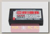 Аккумулятор Team Orion Carbon Pro LiPo 7.4V 2S 100C 4500mAh (без разъемов)