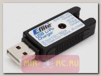 Зарядное устройство E-flite для 1S LiPo 300mA (от USB).