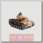 Радиоуправляемый танк Heng Long Tauch Panzer III Ausf.H 1:16 с дым. и пневм. пушкой (в металле)