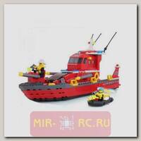 Конструктор Пожарный катер, 340 деталей