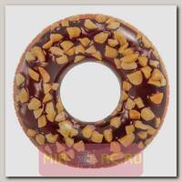 Надувной круг Шоколадный пончик, 114 см