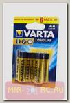 Батарейка VARTA LongLife 4106 LR6 BL6