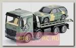 Радиоуправляемый грузовик-трейлер + джип CityTruck 1:24