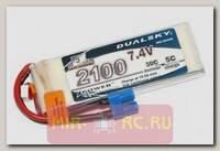 Аккумулятор Dualsky EX LiPo 7.4V 2S1P 30C 2100mAh (DC3)