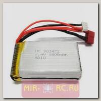 Аккумулятор LiPo 7.4V 2S 25C 1800mAh (Deans/T-Plug)