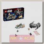 Конструктор Лего Звездные войны - TIE Дарта Вейдера против Истребителя A-Wing