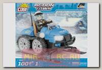 Пластиковый конструктор COBI Полицейский снегоход Police Snowmobile с фигуркой человека