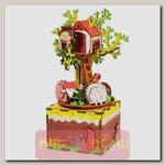 Деревянный 3D-конструктор музыкальная шкатулка Robotime Tree House