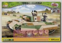 Пластиковый конструктор COBI Танк Panther Ausf. G с двумя фигурками людей