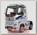 Детский электромобиль фура Mercedes-Benz Actros 4WD 12V
