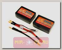 Аккумулятор VBpower LiPo 7.4V 2S 30C 5000mAh Siddle Pack