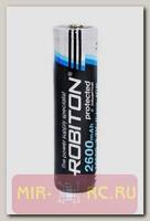 Аккумулятор ROBITON 2.6/Li18650 с защитой bulk