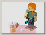 Конструктор LEGO 21149 Minecraft Алекс с цыплёнком
