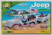 Пластиковый конструктор COBI Jeep Willys MB Navy с фигурками людей