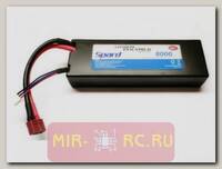 Аккумулятор Spard LiPo 7.4V 2S 25C 8000mAh (T-plug)