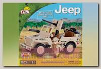 Пластиковый конструктор COBI Jeep Willys MB North Africa 1943 с фигуркой
