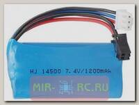 Аккумулятор Li-Ion 7.4V 1200mAh YP