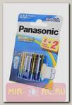 Батарейка Panasonic Evolta LR03EGE/6BP 4+2F LR03 4+2шт BL6