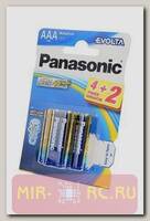 Батарейка Panasonic Evolta LR03EGE/6BP 4+2F LR03 4+2шт BL6