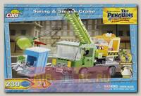 Пластиковый конструктор COBI «Swing & Smash Crane» с фигурками