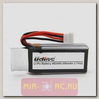 Аккумулятор UdiRC LiPo 7.4V 2S 25C 350mAh для сэлфи-дронов