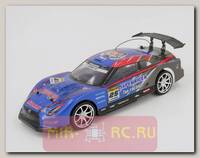 Радиоуправляемая модель для дрифта CS Toys Nissan 350Z GT 1:14 (синяя) с подсветкой колес