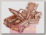 Деревянный механический 3D-пазл Wood Trick Кабриолет