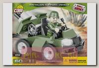 Пластиковый конструктор COBI Автомобиль поддержки Battalion Support Vehicle с фигуркой человека