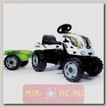 Педальный трактор с прицепом Farmer XL, пятнистый