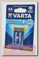 Батарейка VARTA High Energy/LongLife Power 4906 LR6 BL2