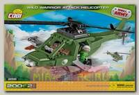 Пластиковый конструктор COBI Вертолет Wild warrior attack helicopter с подвижными элементами