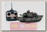 Радиоуправляемый танк HC-Toys Abrams 1:24 (камуфляж NATO) пневматическая пушка