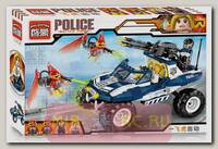 Конструктор Brick Полицейская машина с фигурками людей