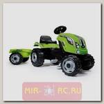 Педальный трактор Farmer XL с прицепом, зеленый