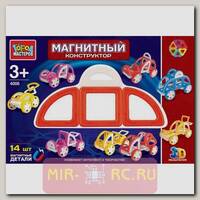 Магнитный 3D-конструктор Машинка, 14 деталей