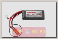 Аккумулятор Team Orion LiPo 7.4V 2S 50C 800mAh (разъем JST)