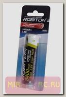 Аккумулятор ROBITON 3.4/Li18650 3400мАч с защитой (NCR18650B) BL1