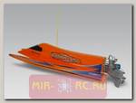 Радиоуправляемый катер нитро Thunder Tiger Bandit 3.5 II Super Combo (оранжевый)