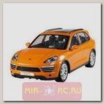 Радиоуправляемая копия MJX Porsche Cayenne электро 1:14 (оранжевая) со светотехникой