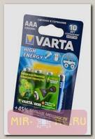 Батарейка VARTA High Energy 4903 113 414 LR03 BL4